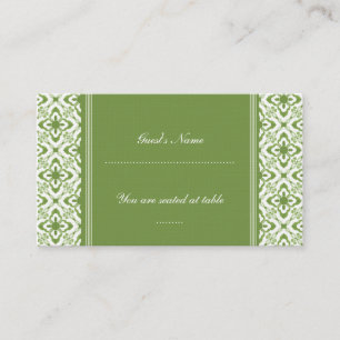 De Placement Carte Mariage damassé Place Simplement Éblouissant