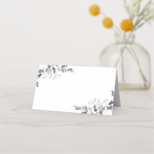 De Placement Carte mariage Eucalyptus Green Place Blank
