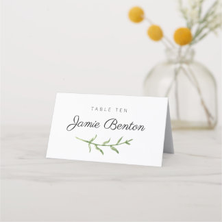 De Placement Carte Mariage/événement Greenerg Sprig
