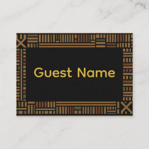 De Placement Carte Mariage Gold Kente