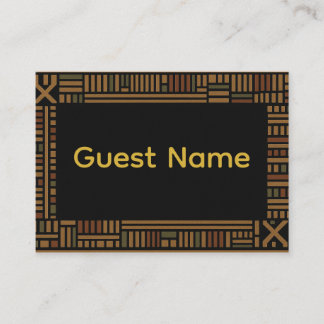 De Placement Carte Mariage Gold Kente