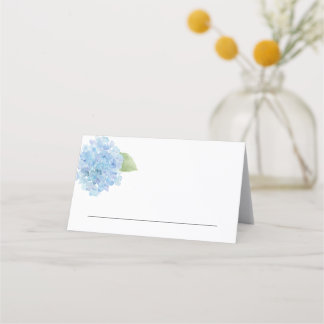 De Placement Carte mariage ou lieu d'événement Blue hydrangeas