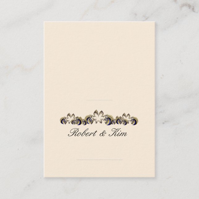 De Placement Carte mariage Place 2 1/2 x 3 1/2 - Customisée (Devant)