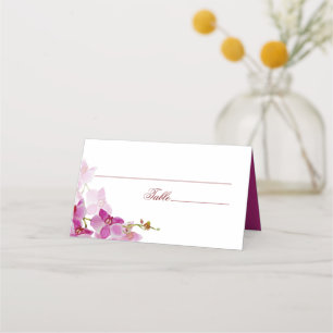 De Placement Carte Mariage Tropical Orchid