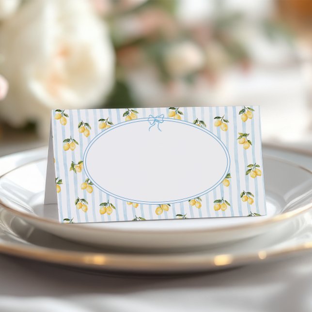 De Placement Carte méditerranéenne citron bleu italien (Créateur téléchargé)