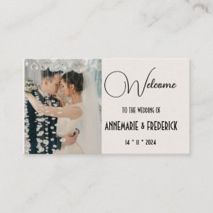 De Placement Carte Photo Mariage simple