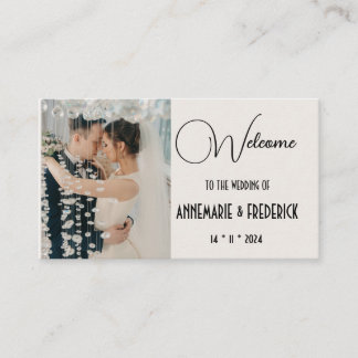 De Placement Carte Photo Mariage simple