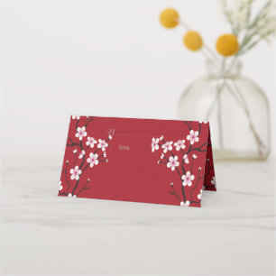 De Placement Carte Place Cherry Blossom