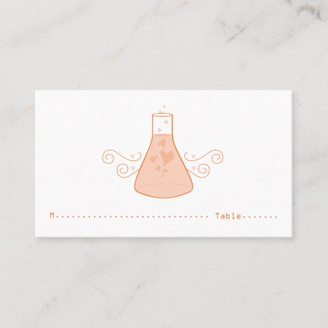 De Placement Carte Place Chimie Sucrée Orange (Devant)