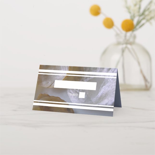 De Placement Carte Place Mariage Beach Clams (Devant)