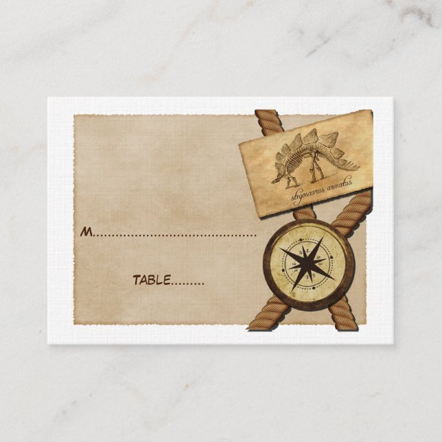 De Placement Carte Place Mariage vintage Adventure (Devant)