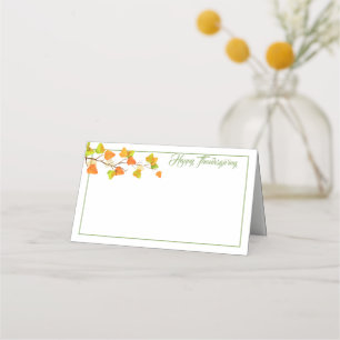 De Placement Carte Place Nom Thanksgiving