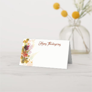 De Placement Carte Place Nom Thanksgiving