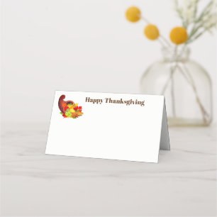 De Placement Carte Place Nom Thanksgiving