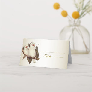 De Placement Carte Place Oiseaux blancs