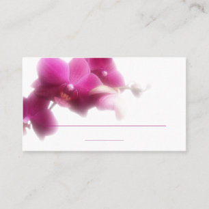 De Placement Carte Place Orchidée rose (3,5 po x 2,0 po, pack d