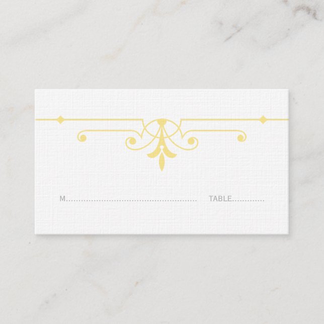 De Placement Carte Place Ornementale Jaune v2 (Devant)