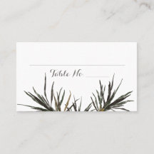Carte Place Plat Feuille Tropical Mariage Palm Tre