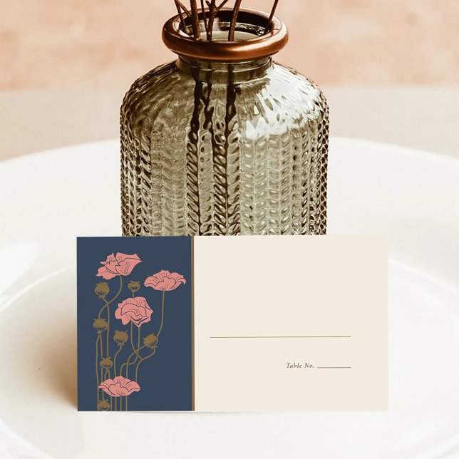 De Placement Carte Place pliée Art Nouveau vintage (Créateur téléchargé)