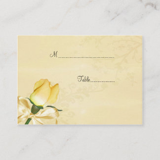 De Placement Carte Place RoseTable Jaune
