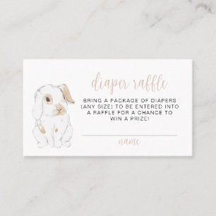 De Placement Carte Raffin Baby shower Petit Lapin Cute