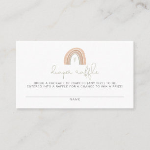 De Placement Carte Raffin GITA Pastel Rainbow Diaper