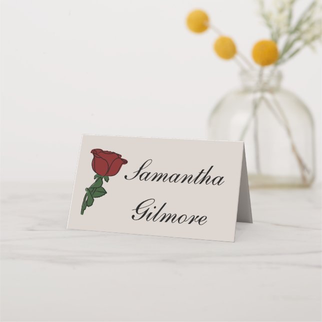 De Placement Carte rose (Devant)