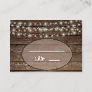 De Placement Country Wood Lights Ball Jardin Place Carte