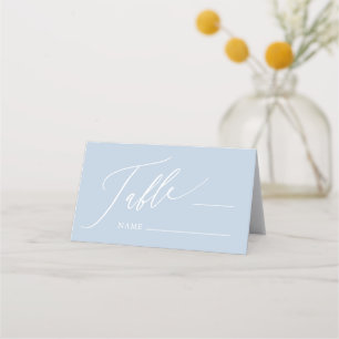 De Placement Dusty Blue Cross Boy Baptism Plié Carte Place