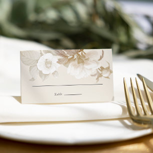 De Placement Elégant Boho Floral Mariage Escort / Carte Place