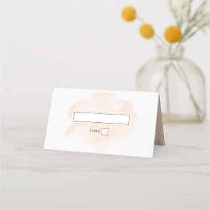 De Placement Elégante carte Mariage Aquarelle