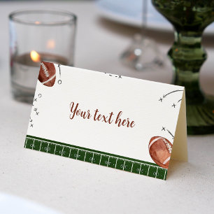 De Placement Football Anniversaire Carte Place