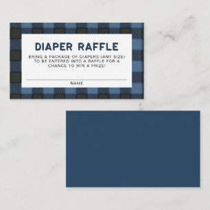 De Placement FROST Rustic Blue Flannel Carte à rabat
