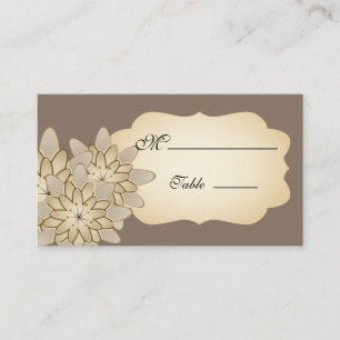 De Placement Gerbera Daisy Carte Vintage Place pour l'occasion