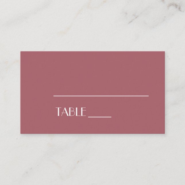 De Placement Jardin rose | Carte Rose foncé Mariage (Devant)