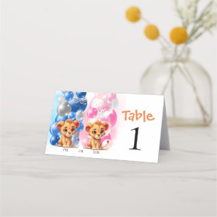 De Placement Lion Genre Révéler Plaqué Carte Place