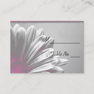 De Placement Lumière rose Floral Faits saillants Mariage Carte