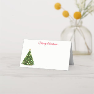 De Placement Nom Carte Place-Christmas Tree Carte Place