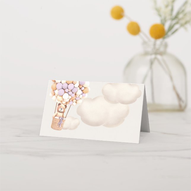 De Placement On Peut Attendre ! Carte baby shower (Dos)