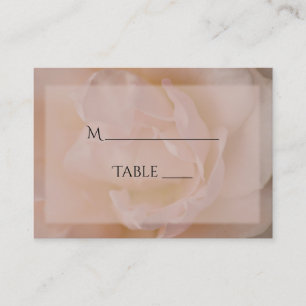 De Placement Pale Rose rose rose rose rose Mariage Carte Place