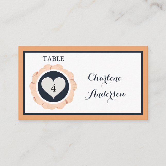 De Placement Pearl Black Watusi Tacao Mariage Table Carte Place (Devant)