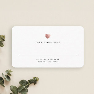De Placement Rose  moderne Gold Mariage Table Carte Place
