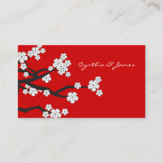De Placement Sakura Cherry Blossoms Carte Mariage asiatique