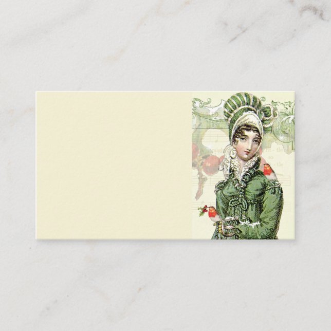 De Placement Un Noel Joyeux, Jane Austen Inspiré Carte Place (Devant)