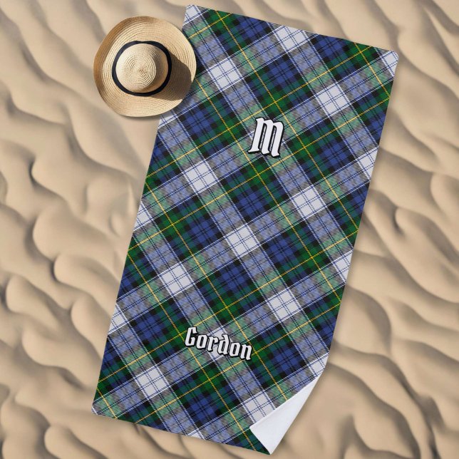De Plage Clan Gordon Robe Tartan Beach Serviette (Créateur téléchargé)