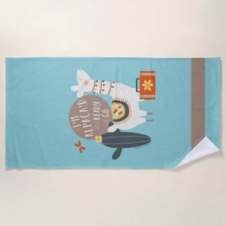 De Plage Je suis Alpaca'd et prépare pour aller serviette