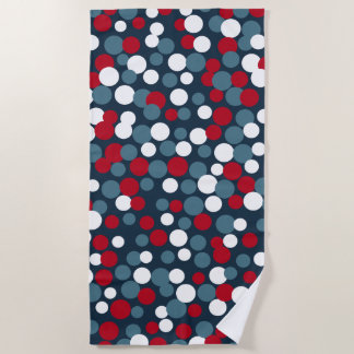 De Plage Patriotique Dots Beach Pool serviette cadeau