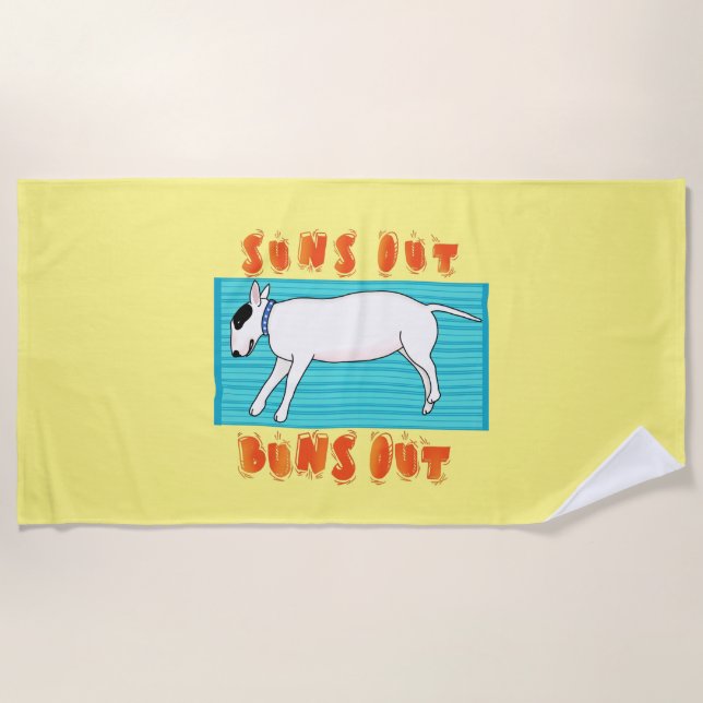 De Plage Rex Sun's Out tire sa serviette (Devant)
