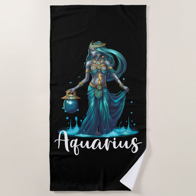 De Plage Serviette Aquarius Beach (Devant)