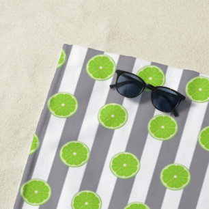 De Plage Serviette Bridesmaid Seersucker & Limes Fiesta Par